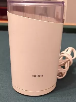 Krups Electric Coffee Mill Grinds Coffee Nuts Spices 203  Works Made In France  • $17.97