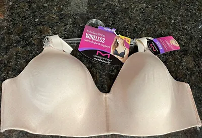 Maidenform One Fabulous Fit 2.0 Wireless Bra Medal Pink #DM7546 ~SEE SIZES • $15.99