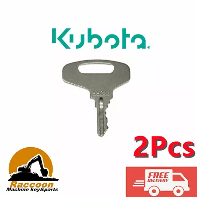 2pcs Broce GEHL Kubota Tennant Allmand Thomas Models Finn Lay-Mor 55240 Keys • $11