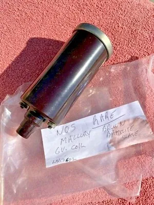 1930's-1960's?? Ford Chevy GM NOS 6-Volt Mallory Ignition Coil  Bakelite  Case • $295