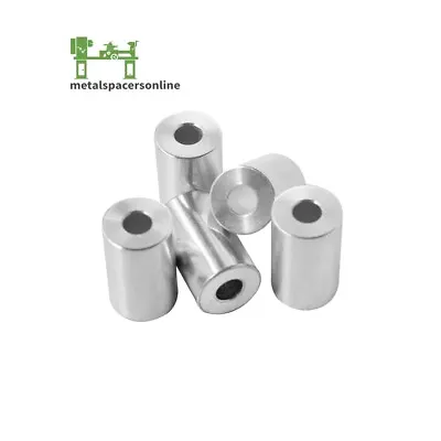 New Aluminum Spacer Bushing 5/8  OD X 1/4  ID--Fits M6 Or 1/4  Bolts • $10.43
