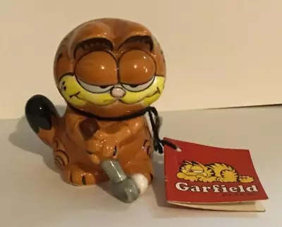 £19.95 • Buy Tagged - Vintage 1978, Ceramic, Garfield The Cat Playing Golf Ornament/Figure