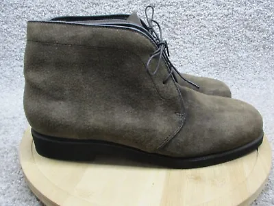 VINTAGE Hush Puppies Mens Chukka Boots Size 10.5 EW Brown Suede Everyday GUC • $49.99