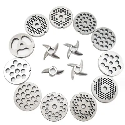 Stainless Steel Meat Grinder Blade Mincer Plate Disc Knife Plate Shredder Disc • $13.22