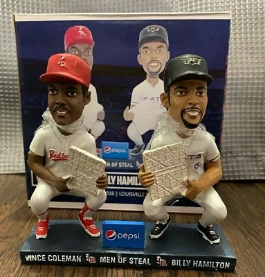 Louisville Bats Billy Hamilton Vince Coleman Dual Bobblehead St Louis Cardinals • $16.99