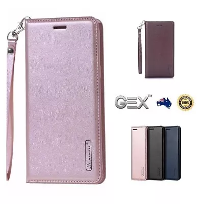 $9.95 • Buy Leather Canvas Wallet Case Card Holder Cover For Samsung Galaxy S8 S8+ S9 S9+