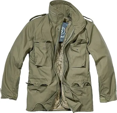 Brandit Jacket Parka Man Winter Military M-65 Classic Olive • $142.64