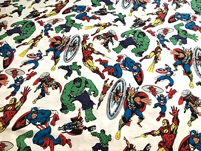 One Pottery Barn Kids Marvel Avengers Thor Ironman Thor Hulk Twin Duvet Cover • $39.99