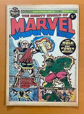 Mighty World Of Marvel #27 RARE MARVEL UK 1973. Stan Lee. VF Bronze Age Comic • $28.30