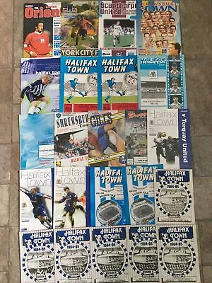 Job Lot Halifax Town Programmes • £4