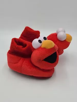 Sesame Street Elmo Bootie Slipper Toddler Size 5-6 (Red) • $9