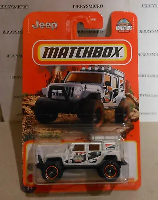 Matchbox Mountain Series Jeep  Wrangler Superlift In White #99/100 • $2.25