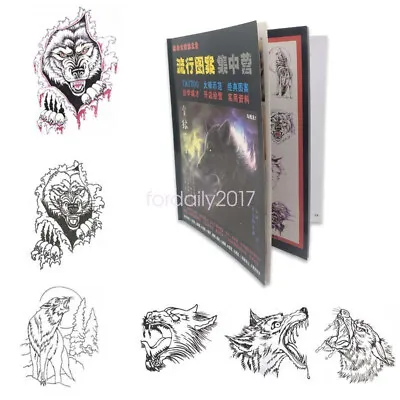 £13.21 • Buy Tattoo Art Design Flash Sketch Book Centipede Wolf Tiger Scorpion Line Drawing