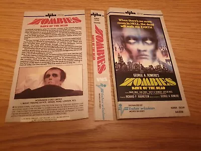 Zombies Dawn Of The Dead (rare Pre Cert On Intervision With Cut Carton) • £79.99