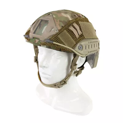 Tactical Helmet Cover For FAST Helmet Cover Camo Hunting Airsoft Headwear Army • £11.72