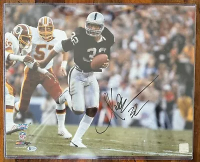 Marcus Allen Gold Rush 16x20 Autographed Photo Beckett Cert AA25437 • $105