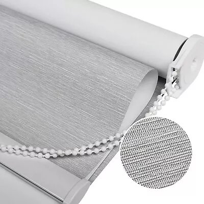 100% Blackout Roller Shade UV Protection Fabric Total Blackout Roller Blind • $35.98