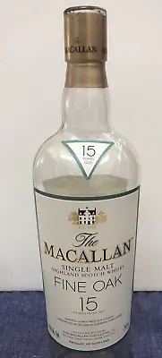 The Macallan Single Malt Scotch Whisky 15 Years Old 750ml Bottle Sherry Oak Cask • $22.45