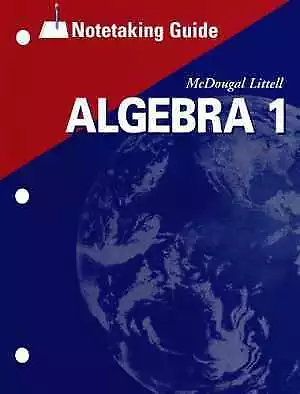 McDougal Littell Algebra 1: - Paperback By MCDOUGAL LITTEL - Acceptable N • $6.13