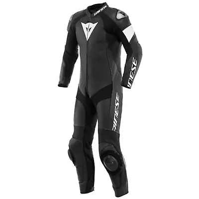 Dainese Tosa Leather Motorcycle Suit Perforated Black/White • $1140.02