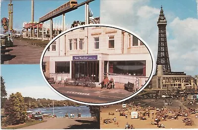 6x4 Continental Size Printed Postcard Blackpool Multiview New Mayfair • £1.50