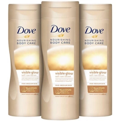 £11.95 • Buy Dove Visible Glow Self-tan Lotion Fair-medium Skin 250ml X 3