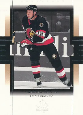Marian Hossa 1999-00 SP Authentic Upper Deck #60 Ottawa Senators Hockey Card • $1.57