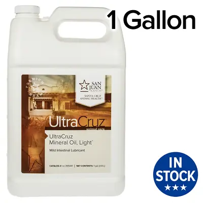 UltraCruz Mineral Oil Light Supplement For Horses Livestock And Dogs 1 Gallon • $26.90