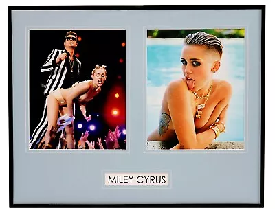 MIley Cyrus Framed 16x20 MTV Awards & Pool Photo Set • $79.99