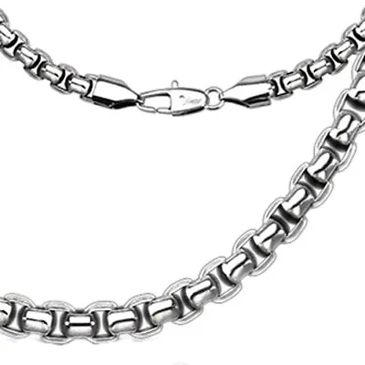 Stainless Steel Elegant 24  Round Box Chain Necklace 3mm 4mm Or 5mm • $17.99