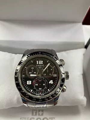 Tissot Mens Chronograph V8 Watch - Boxed V Good Condition T039.417.11.057 • £22