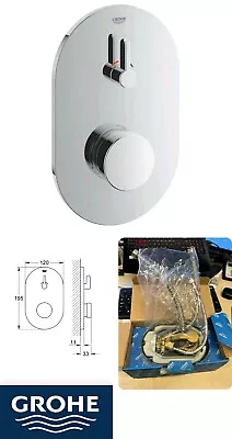 £159.99 • Buy GROHE EUROSMART COSMOPOLITAN T SELF-CLOSING SHOWER MIXER In CHROME 36321000 