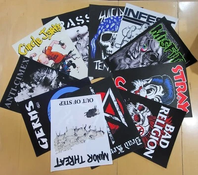 £7.99 • Buy PUNK BACKPATCH Fabric Patches Metal Rock Crust Gothic CUSTOMIZED JACKET Badge