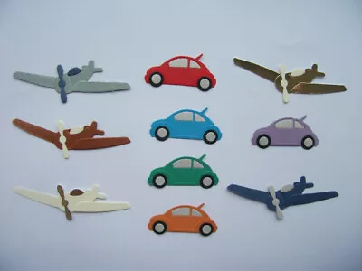 10 Quickutz Beetle Car And Plane Die Cuts - Fully Assembled • £1.85