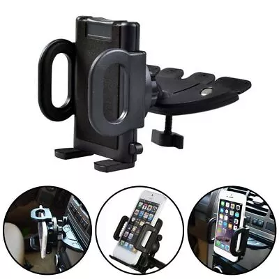 High Quality Portable Flexible Car Mount Mobile Phone Holder CD Slot GPS Stand • $14.35