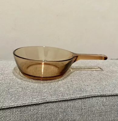 Corning Ware Amber Visions 81 - B Small Sauce Pan .8 L USA Pot Only VERY GOOD • $13.50