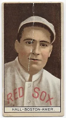 1912 T207 Brown Background CHARLIE  SEA LION  HALL Boston Red Sox RECRUIT • $59.99