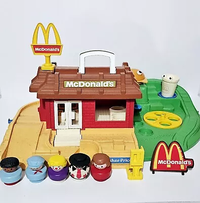 Vintage Fisher Price Little People McDonalds Drive Thru Playset (Incomplete) • $119.99