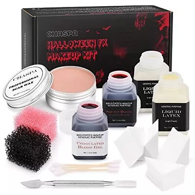 Halloween Liquid Latex Special Effects SFX Makeup Kit For Fake Scar Wound • £20.99