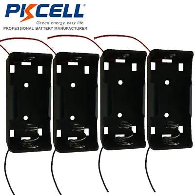 4-Pack 1x C Cell Battery Holder 1.5V C Size Battery Case Box With Wire Leads • $9