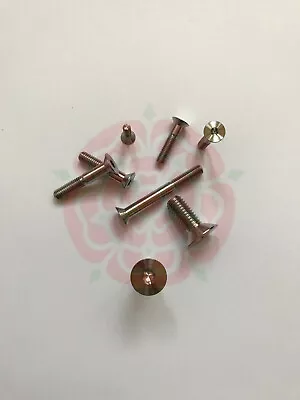 £5.35 • Buy Titanium GR5 DIN7991 Countersunk Bolt Flat Head Flange Screw DIN 7991
