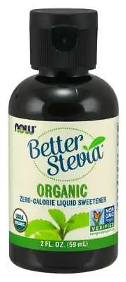 NOW Foods Organic Better Stevia Liquid Sweetener 2 Oz 462 Servings  07/2025EXP • $10.50