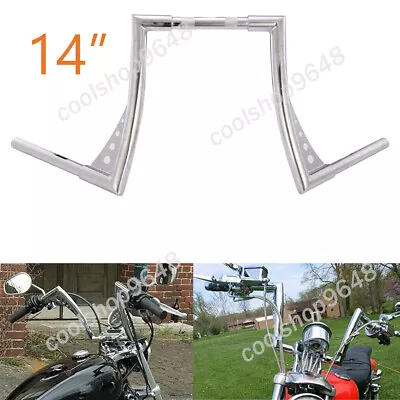 Rise Ape Hangers Handlebar Bars 14  For Yamaha Road Star Virago V-Star 1100 • $118.99