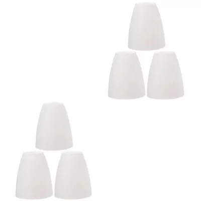 6 Pcs Chandelier Glass Shades Delicate Bedside Bedroom Lamp Shade Replacement • £14.04