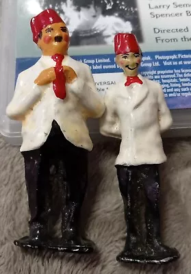 Laurel And Hardy 3 Inch High Metal Figures Stan Laurel Oliver Hardy • £29.99