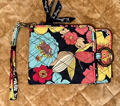 Vera Bradley Happy Snail Snap Magnetic Wallet Wristlet NWOT • $6