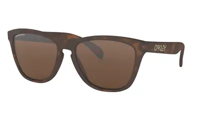 Oakley FROGSKINS Matte Brown Tortoise Prizm Tungsten Lenses OO9013-C5 55-17 • $133.50