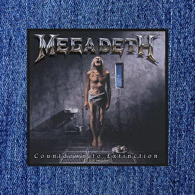 Megadeth - Countdown To Extinction (new) Sew On Patch Official Band Merch • £4.60