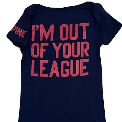 Victoria's Secret Boston Red Sox Out Of Your League Womens Medium Top T Shirt M • $9.80
