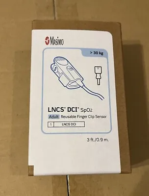Masimo M-LNCS DCI-P Sp02 Reusable Finger Clip Sensor New UNOPENED • $85